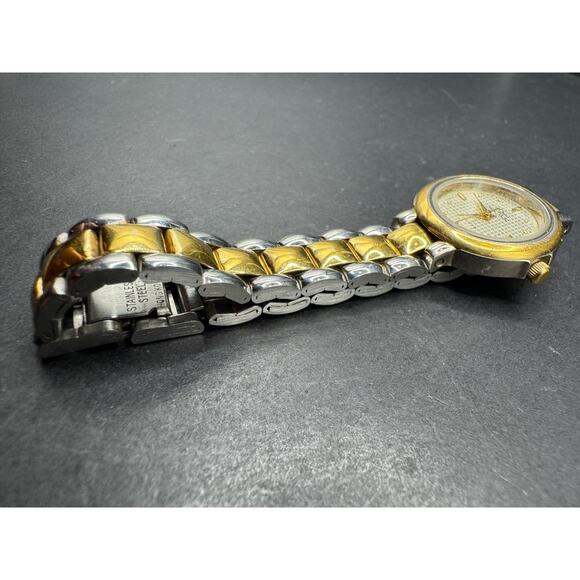 Vintage Oscar de la Renta Studio Two-Tone Watch Houndstooth Dial 294-Y121A 25mm main image 10